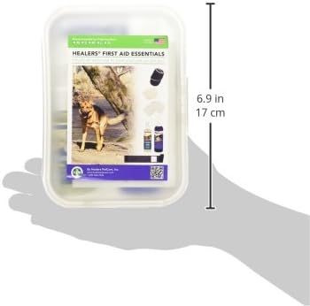 HEALERS PETCARE First Aid Essentials Kit with VetEssentials Spray for Pets, Hard Case, Medium