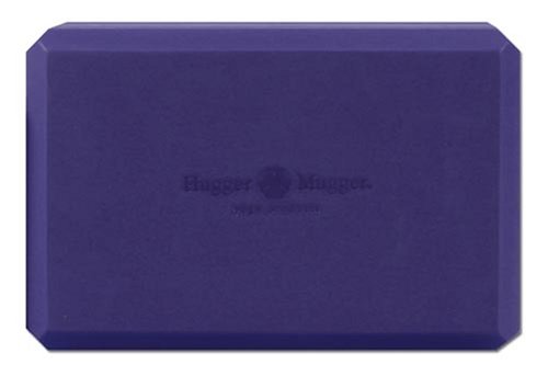 Hugger Mugger 4-Inch Foam Yoga Block (Purple)