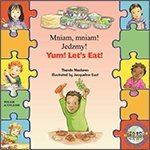 Yum! Let's eat! = ¡Mmm, qué rico! ¡Vamos a Comer!