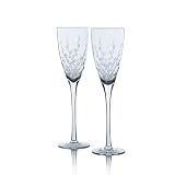 Mikasa Celebrations Cherry Blossom 8-Ounce Clear Flute Glass