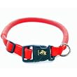 Timberwolf Alpine Rope Dog Collar ~Red~ 7/16"x 16"
