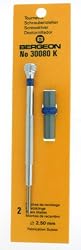 Bergeon Screwdriver Mini 2.50 Millimeter with Extra Blades Swiss Made