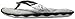 adidas Performance Women's Anyanda Flex W Athletic Sandal,Black/White/Core Heather Grey,6 M US