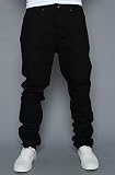KR3W The K Skinny Slim Fit Jean in Black Slub,Denim for Men