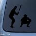 BASEBALL - Base Ball Sport - Car, Truck, Notebook, Vinyl Decal Sticker #1206 | Vinyl Color: Black