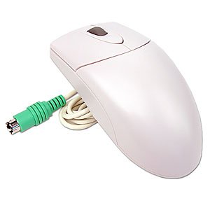 3-Button PS/2 Optical Scroll Mouse (Beige)