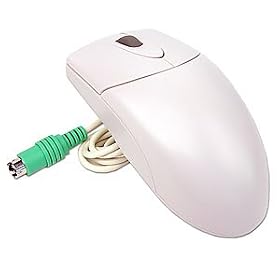 3-Button PS/2 Optical Scroll Mouse (Beige)