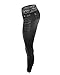 CLOYA Seamless Full Length Fleece Leggings (L/XL, Black)