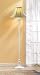 GREEN SHADE WHITE FLOOR LAMP Image