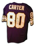 Cris Carter Signed Minnesota Vikings Throwback Jersey