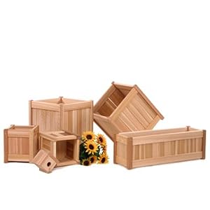 Western Red Cedar - Set of 3 Planters - Furniture For Your Patio and Garden! by 