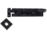 Gate Hardware: Offset Surface Slide Bolt 6"