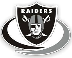 NFL Oakland Raiders Die-Cut Window Film - Large