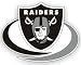 Oakland Raiders Die-Cut Window Film - Large