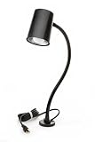 Danray Products LLC LMP-24M 24-Inch Snake-Arm Lamp with Magnetic Base and 6-Foot Cord, Gloss Black