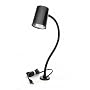 Danray Products LLC LMP-24M 24-Inch Snake-Arm Lamp with Magnetic Base and 6-Foot Cord, Gloss Black