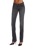 7 For All Mankind Women’s Straight Leg Natural Rise Jean, Soft Shaddow Gray, 32