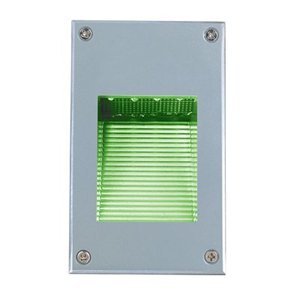 JESCO HG-ST08M-12V-G 12 Light Recessed Wall Aisle LED Step Light
