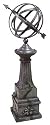 Echo Valley armillary with resin column base (Model 4190)