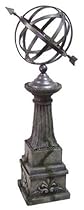 Echo Valley armillary with resin column base (Model 4190)