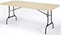 Lifetime 6-Foot Utility Table with 72-by-30-Inch Molded Top, Almond