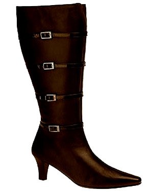 Walker Super Wide Calf Boot Black or Brown