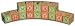 Merry Christmas Decorative Blocks