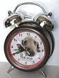 The dog Clock - Golden Retriever Twin Bell Alarm Clock 6"
