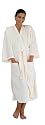 Canyon Rose Cloud 9 Plush Microfiber Women's Long Spa Robe, Medium/Large, Soothing Sand