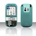 Light Blue/Green SILICON SKIN Cover Case for Sprint Palm Centro 690 - Flexible Soft