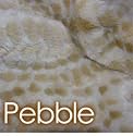 150x200cm Double Sided Fur Pebble Faux Fur Throw