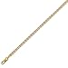 14K Solid Yellow 2 Two Tone Gold Mariner Chain