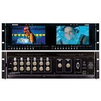 Marshall Dual 7 1.2 TFT-MegapixelT Monitor Set with Integrated 6 x 2 Router / Sequencer, 180  Tiltable.