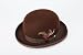 New Mens Brown Derby Bowler Hat - 100% Wool, Extremely Stylish, Very High Quality!