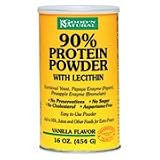 90% Protein Powder - with Lecithin, 16 oz., (Good'n Natural)