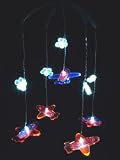 Minline Light Up Night Time Aeroplane Mobile