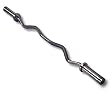 Cap Barbell Solid Curl Bar with Collars