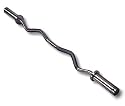 Cap Barbell Solid Curl Bar with Collars