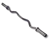 Cap Barbell Solid Curl Bar with Collars 31AR16WEWZL. SL160 Cap Barbell Solid Curl Bar with Collars