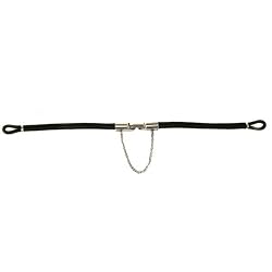 Watch Band Black Cord with Stainless Steel Clasp for Antique Watches