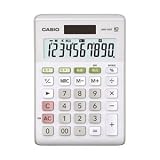 カシオ（CASIO） W税率対応電卓 小型電卓 10桁 型番：MW-100T-WE-N