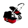 Bugaboo Cameleon Stroller - Red Base - 2007 Green Fleece
