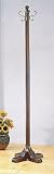 Solid Wood Coat Rack in Cherry Finish