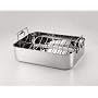 Anolon Accessories 16-Inch Rectangular Stainless Steel Roaster with Rack