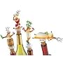 Blitzen & Vixen Wine Bottle Stoppers (Set of 4)
