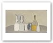 Still Life of Bottles and Pitcher, 1946 by Giorgio Morandi 6.75"x12" Art Print Poster