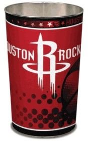 Houston Rockets Tapered Waste Basket