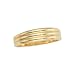 14K Yellow Gold Tapered Design Band