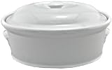 BIA Cordon Bleu 4-Quart Oval Casserole, White