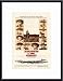 Cowboys, Art Poster by Unknown Artist, with Metal Frame, poster size: 11 x 17